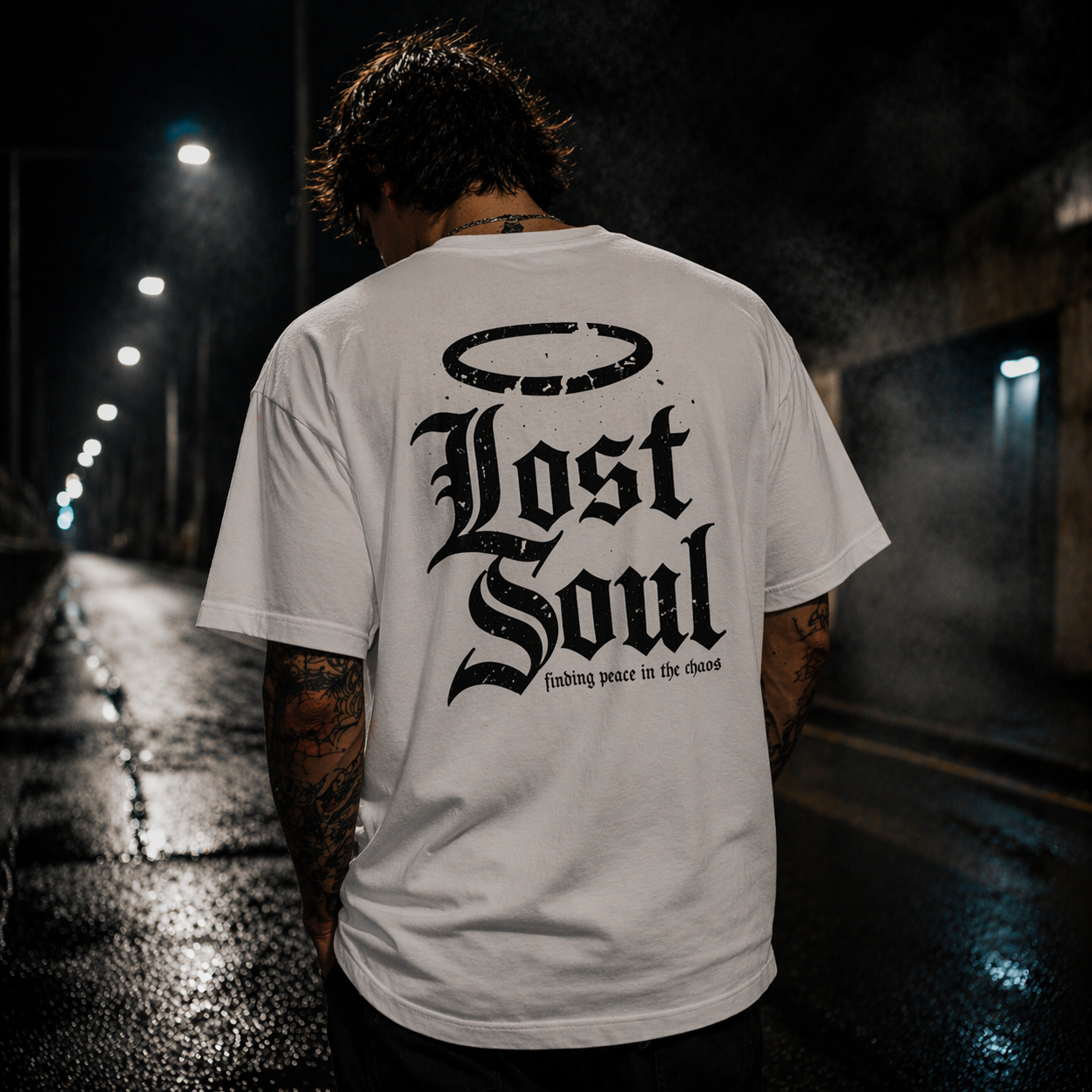 Signature Halo Tee — Void